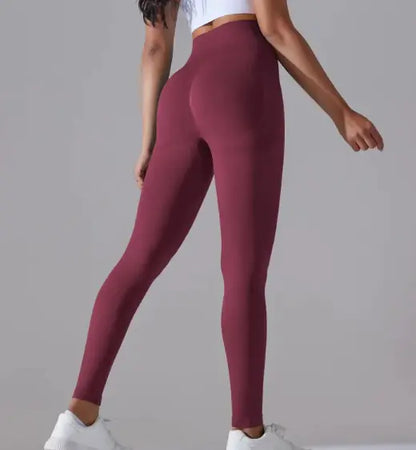 Knitted High Waist Yoga Pants