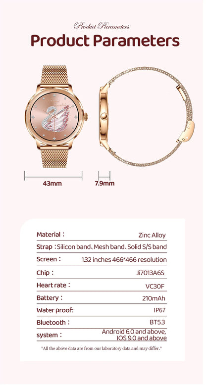 Aurora GT50 Smart Watch for Women