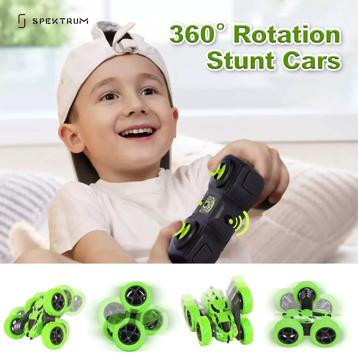 Flipster Remote Control Stunt Car for Kids