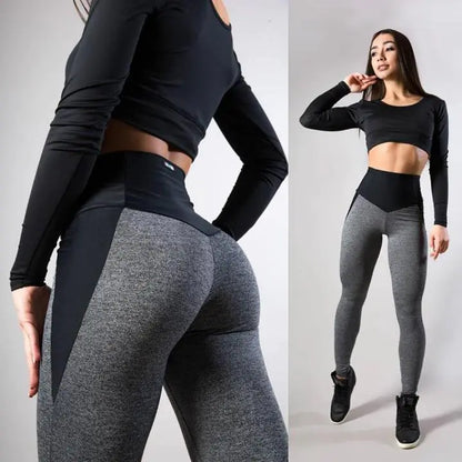 Velora Star Fit Patchwork Workout Leggings