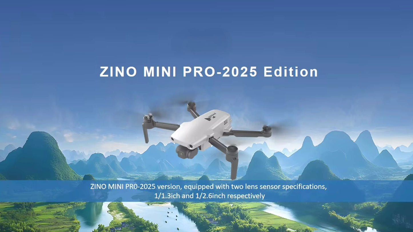 Zino Mini Pro Drone - 2025 Edition | 12KM Flight Range | 50 Minutes Flight Time | 45MP Camera