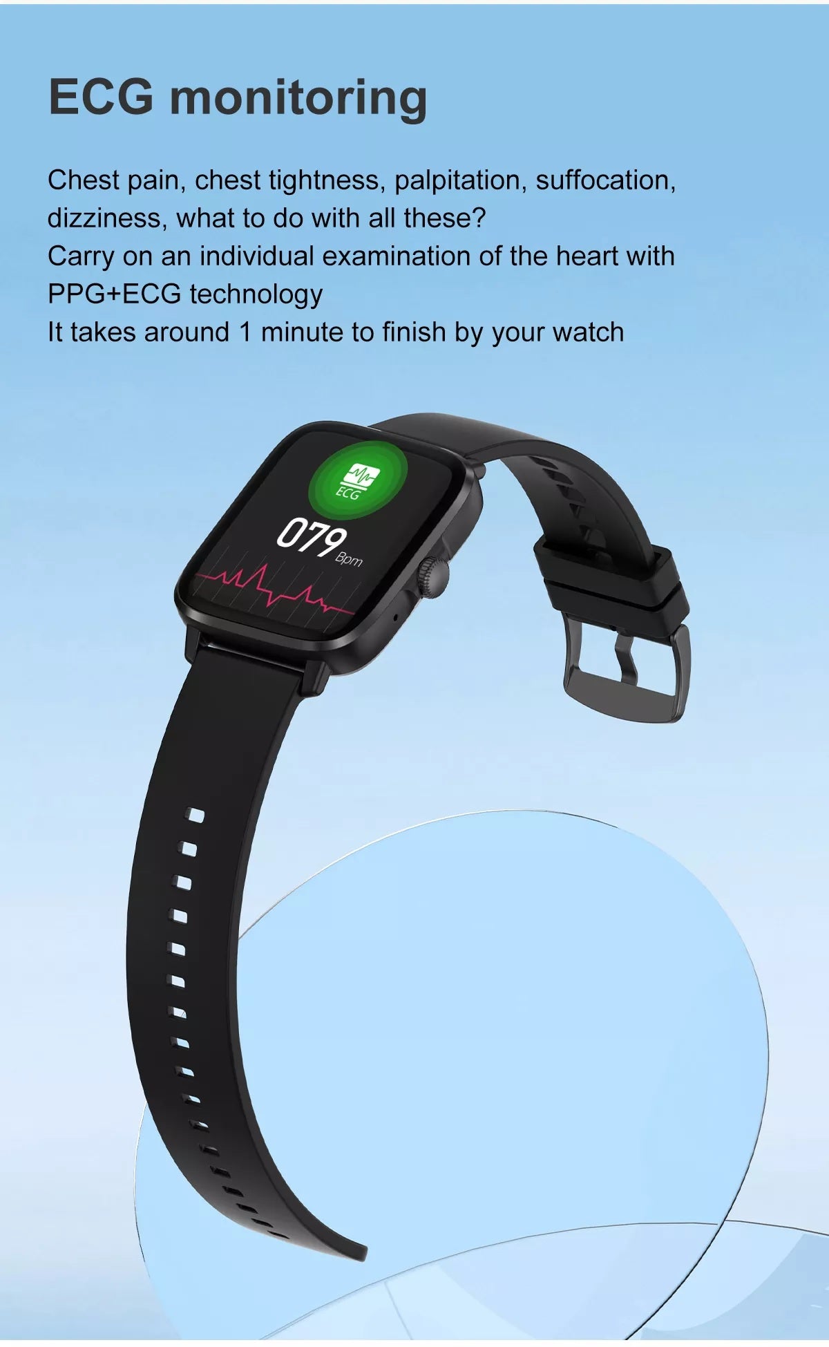 iS102 Smart Watch Bluetooth Calling Text