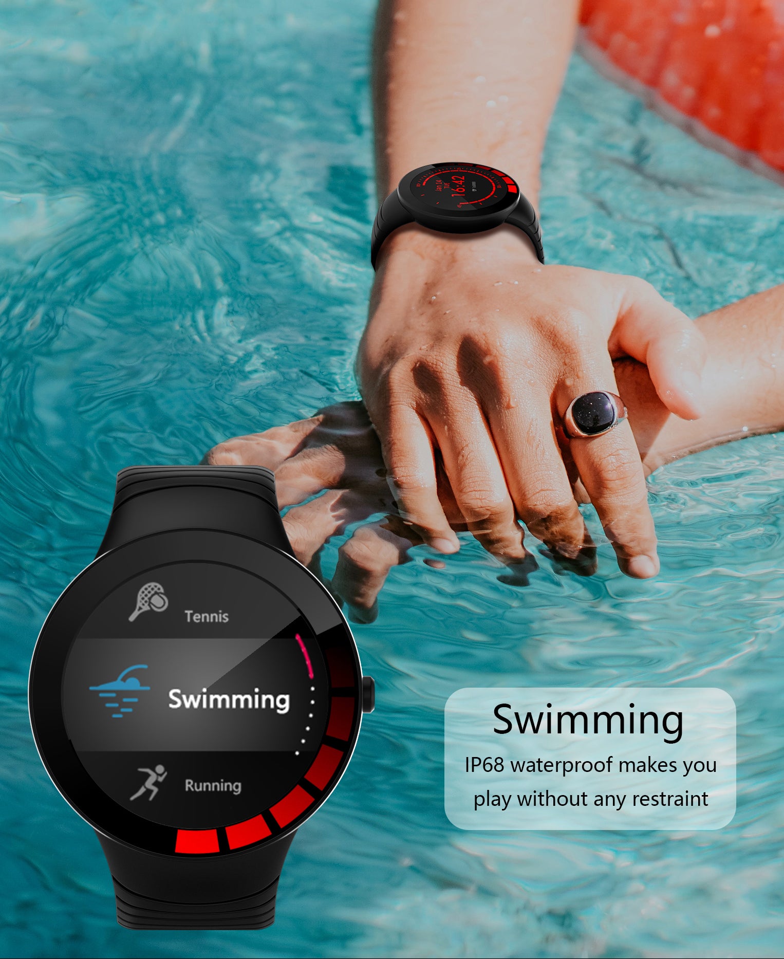 Smartwatch for 2024 running and swimming