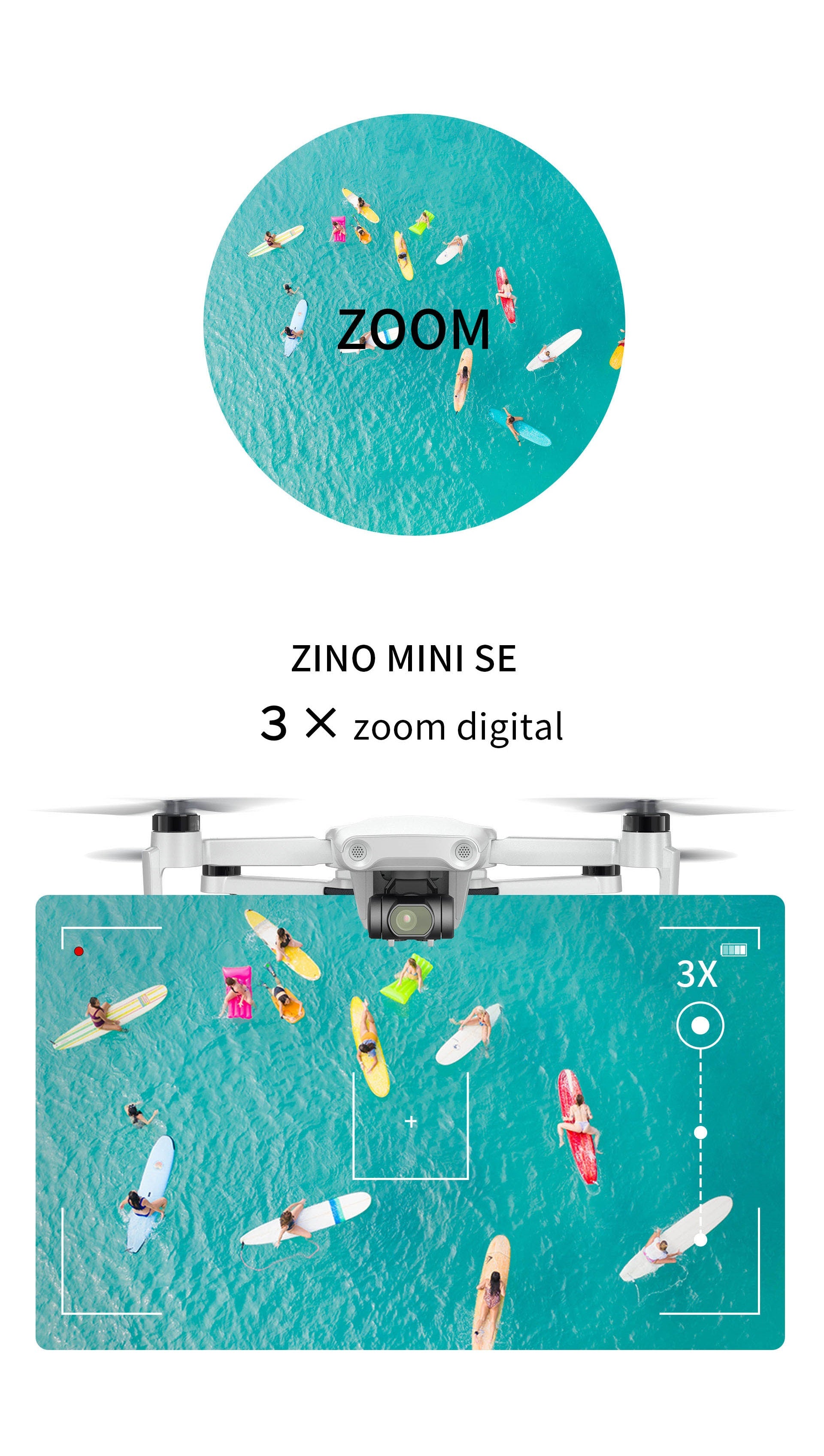 Drone.Hubsan Zino Mini SE, Live YouTube & Long Range Video